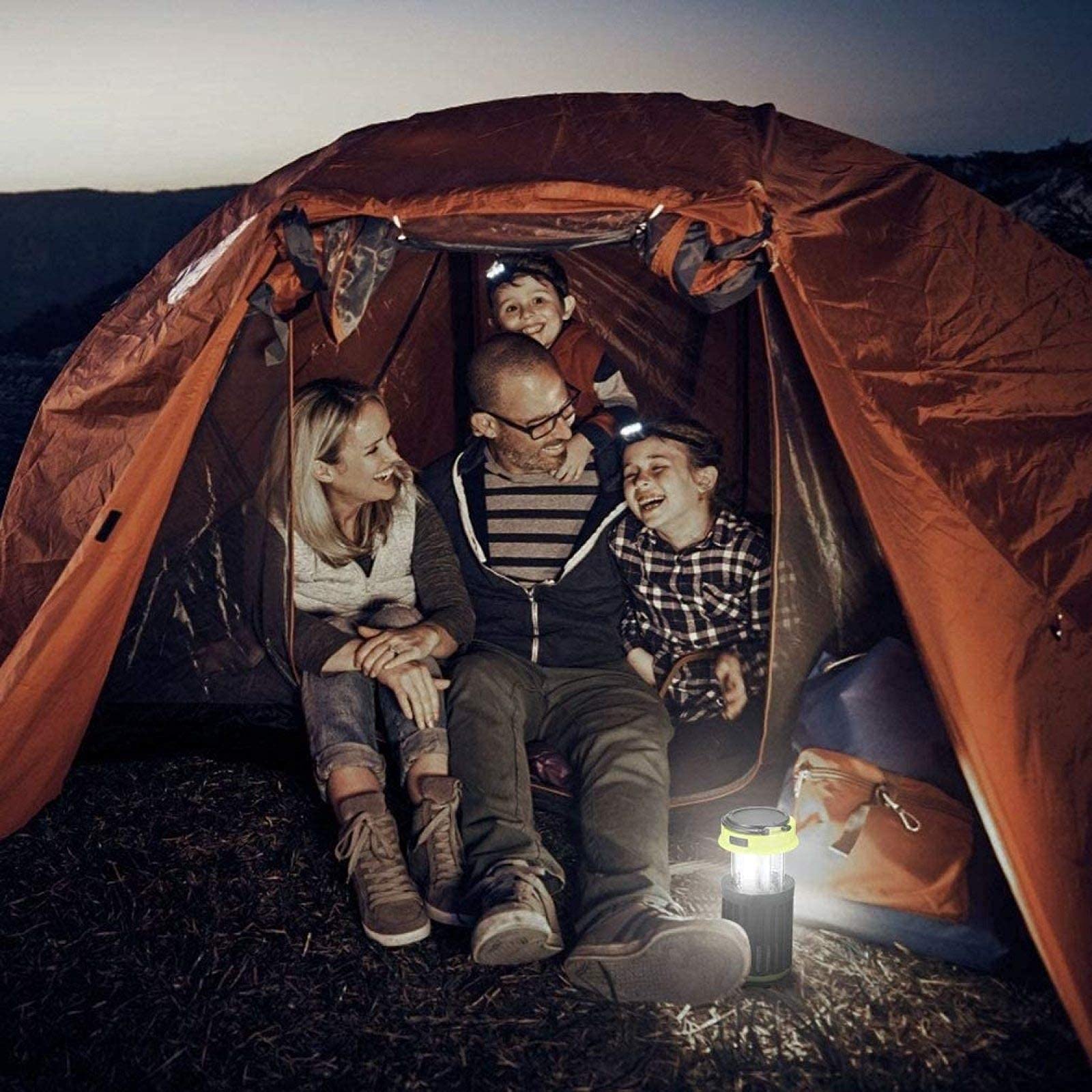 Mosquito Killer Ip65 - Elettrico UV Icida, Lampada da campeggio 3 in 1, Ricaricabile tramite USB, Portatile a energia solare, Zanzara e Trappola per zanzare