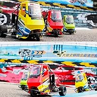 Vista 3 de 1/8 RC X-Rider Flamingos 2.4G 3WD 2 en 1 ESC Triciclo eléctrico de alta velocidad para motocicleta Triciclo RTR Drift Vehículos adultos