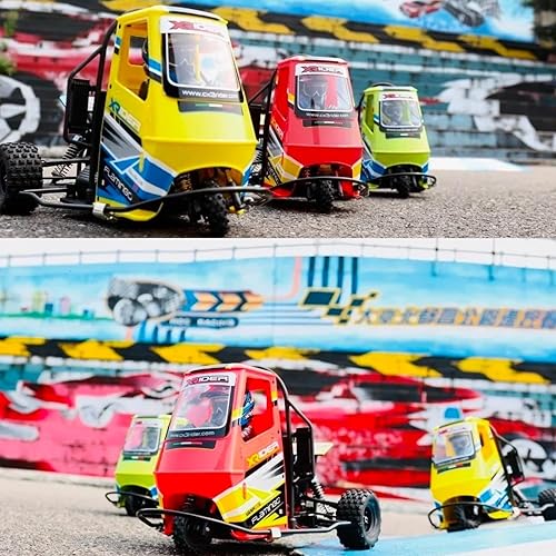 Miniatura 3 de 18 RC X-Rider Flamingos 2.4G 3WD 2 en 1 ESC Triciclo eléctrico de alta velocidad para motocicleta Triciclo RTR Drift Vehículos adultos Modelo de