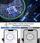 Magnetic Wireless Charger Stand 15W Fast Charger for iPhone17/16/15/15 Pro/15 Plus/15 Pro Max/14/13/12 Series Magnet Wireless Charging Station/Pad with Sleep-Friendly Light for AirPods 3/Pro/Pro 2