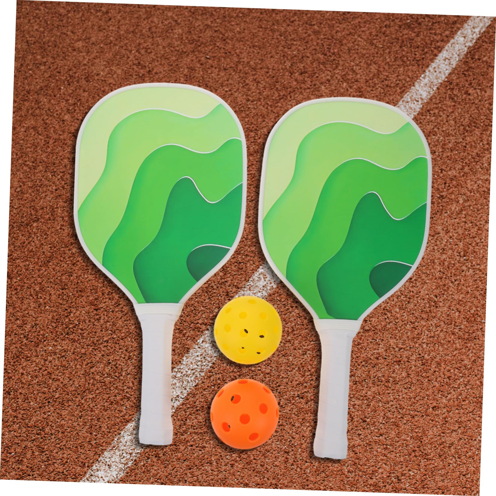 BESTonZON Racchetta Da Pickleball Termoformata Leggera Con Antiusura Set Completo Per Allenamento e Gioco in Famiglia Adatto Principianti e Professionisti