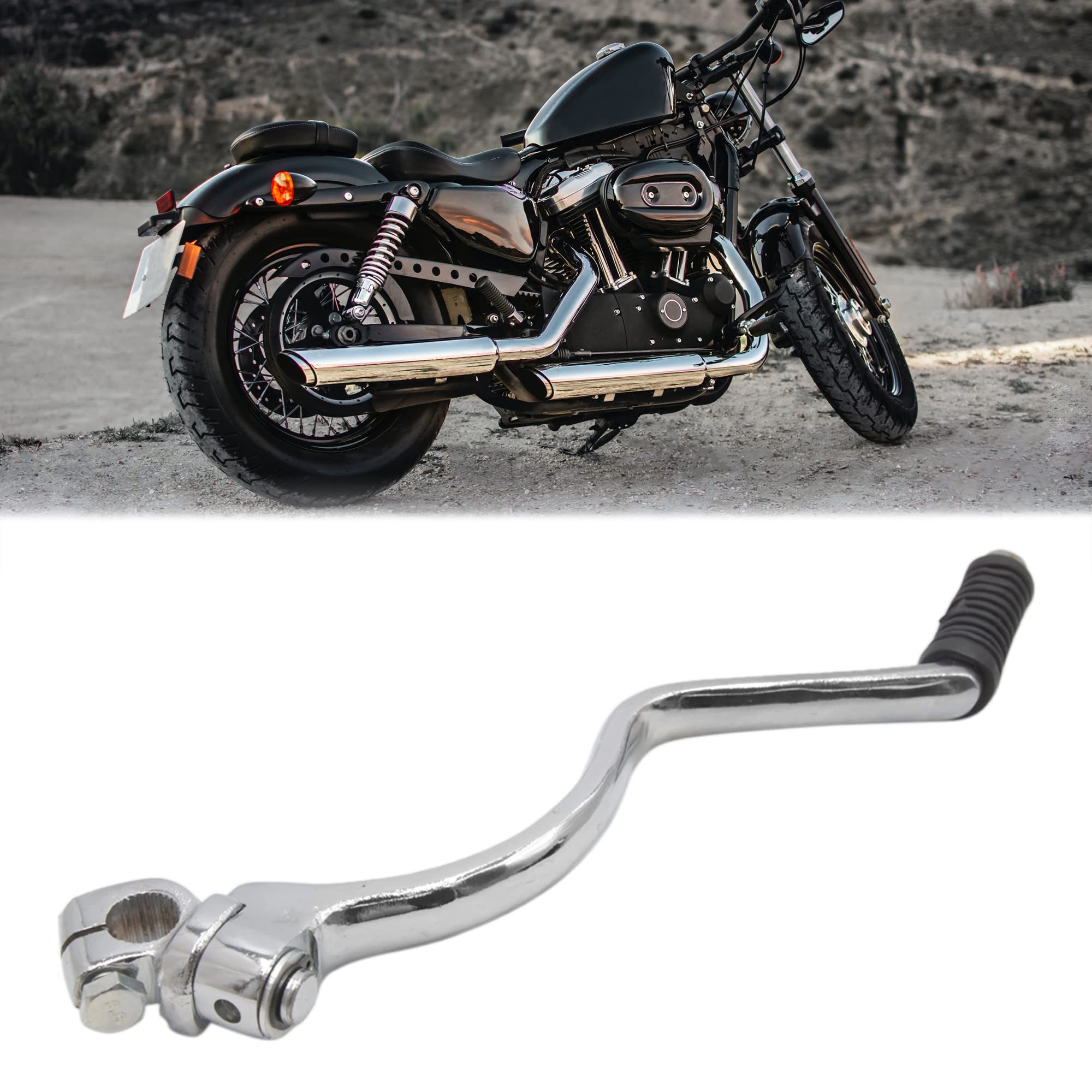 Amazon.co.jp: uxcell オートバイキックスタートレバー 15mm 直径 軸