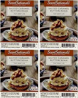 Scentsationals Salted Caramel Buttercream Wax Cubes 4-Pack