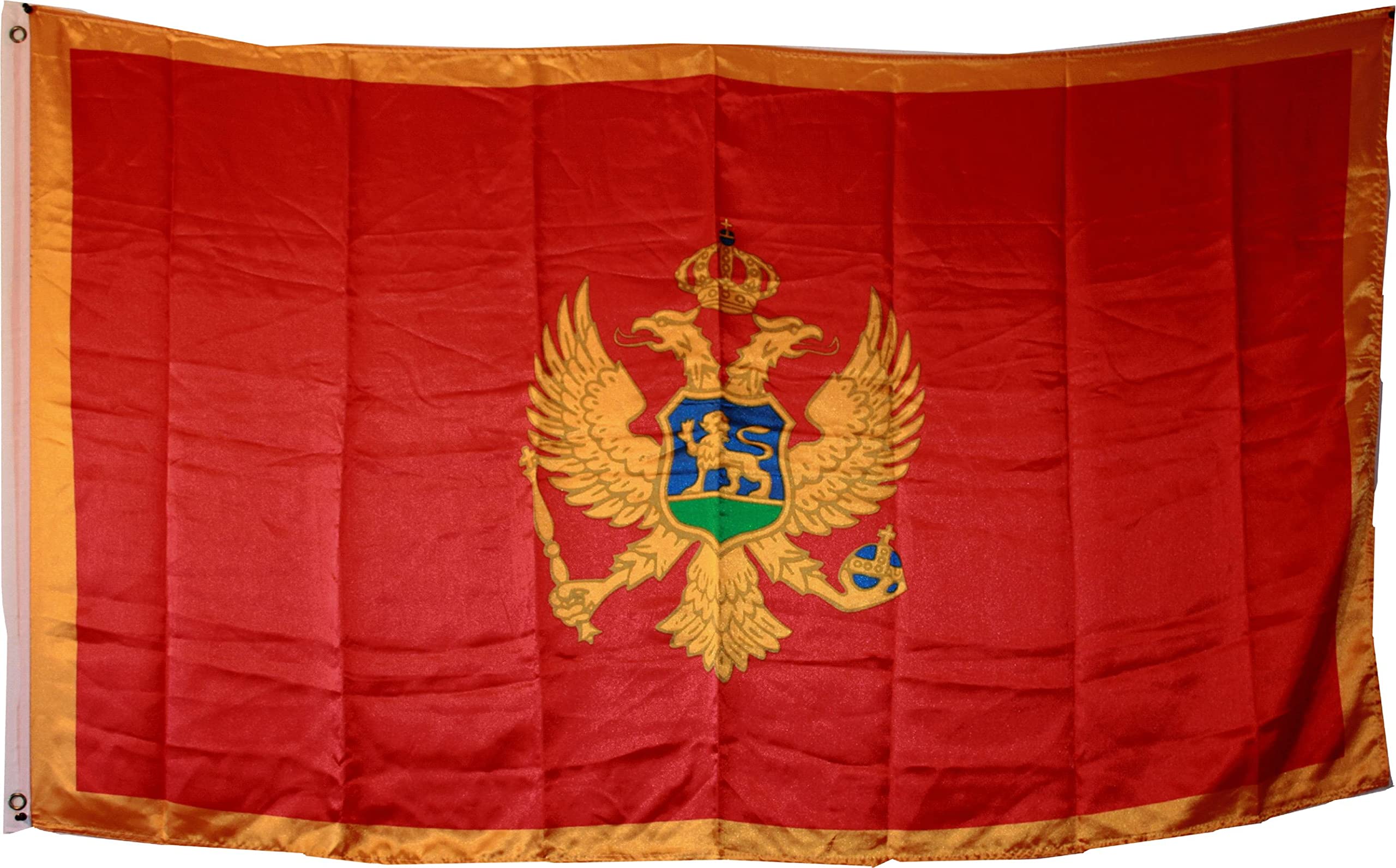 Bandiera Montenegro 60x90 Cm – Bandiera Montenegrina Issata – Digni – 100% Poliestere