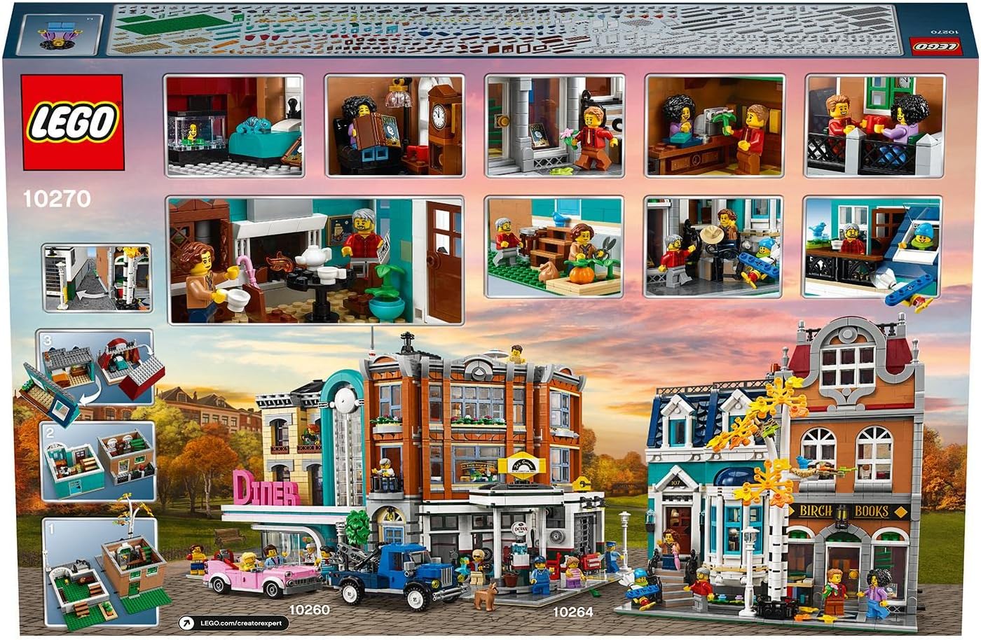 LEGO 10270 Creator Expert Bookshop Modular Building, Italy Ubuy