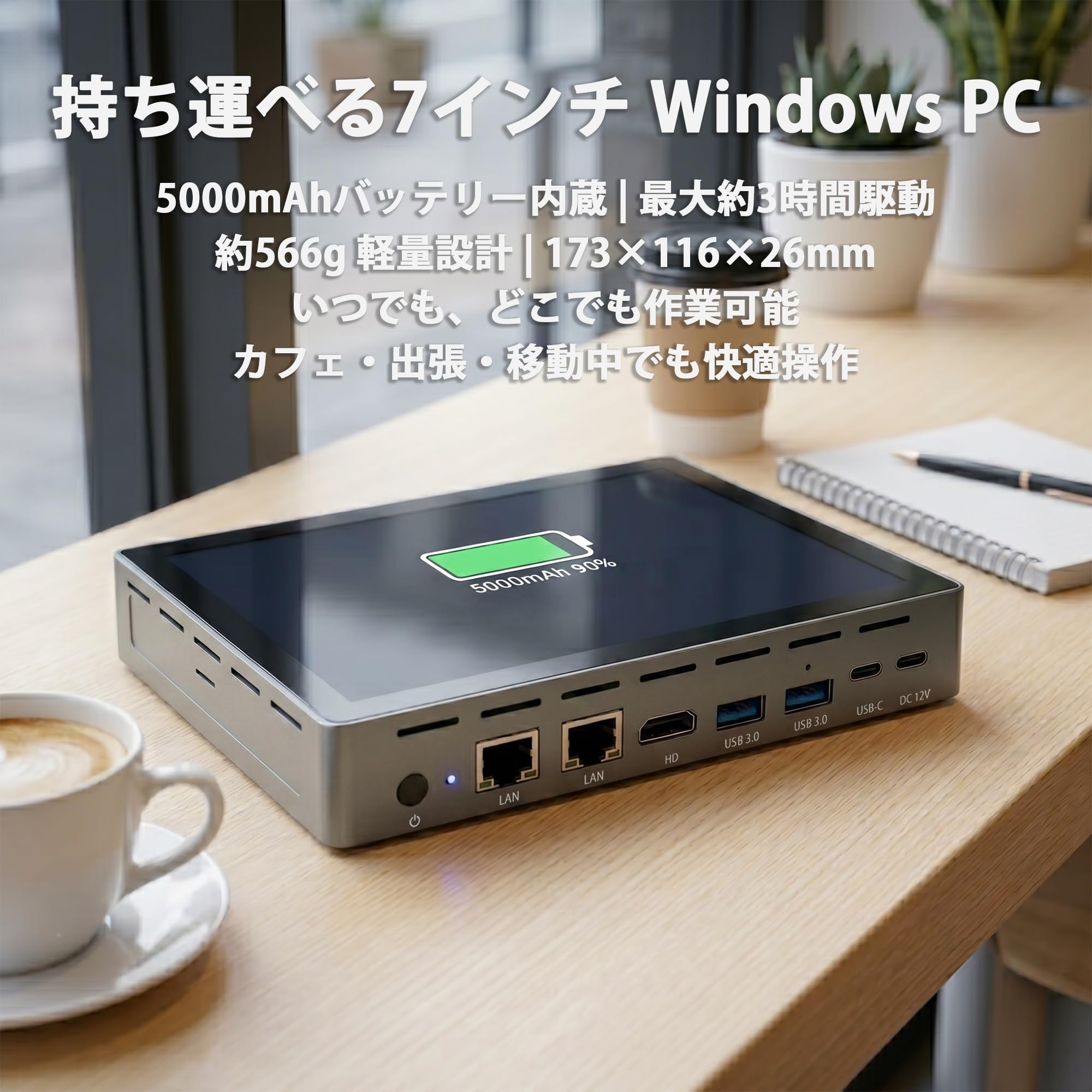 Amazon.co.jp: HigolePC ミニPC N95 企業用タブレット Mini PC 16GB