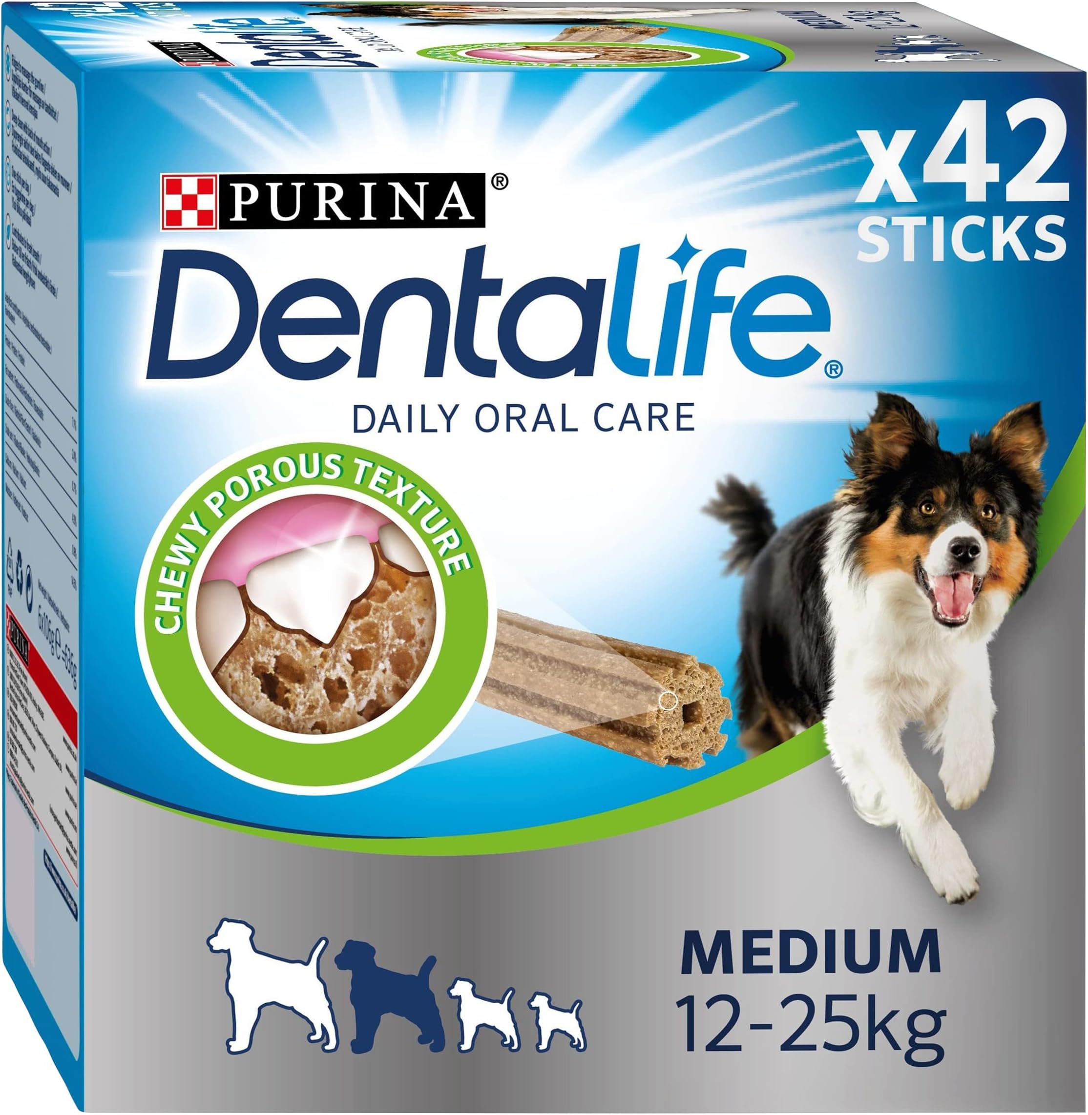 DENTALIFE Medium Dental Chicken Dog Chews 42 Sticks