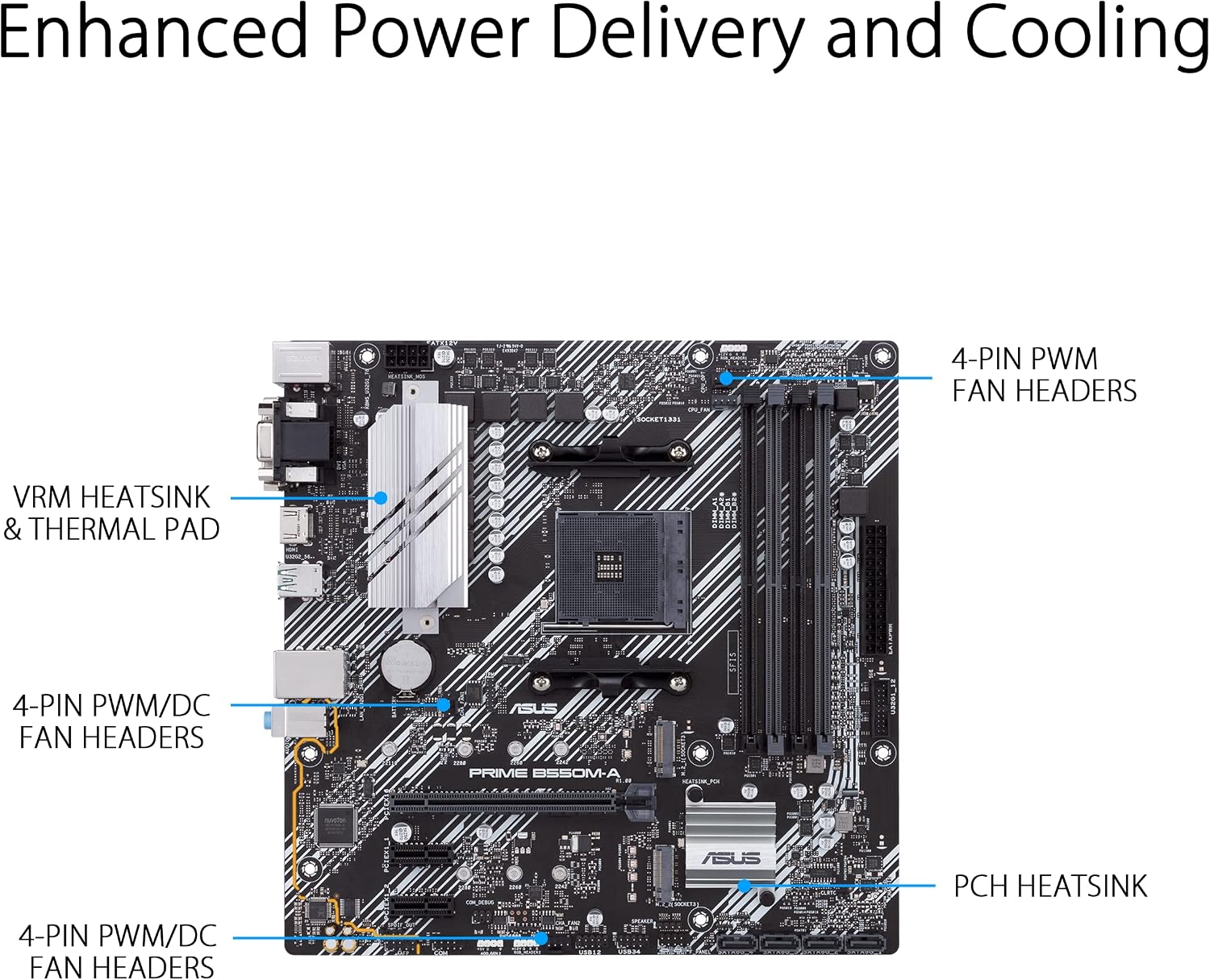 ASUS PRIME B550M-A - Scheda madre - Immagine 2