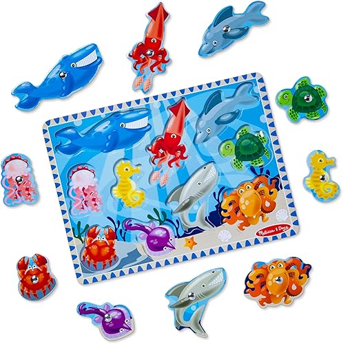 Miniatura 4 de Melissa & Doug Juego y rompecabezas de madera magnéticos de la pesca con los imanes animales del océano de madera