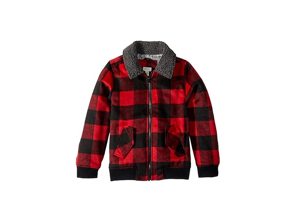 

Hatley Kids Buffalo Plaid Bomber Jacket (Toddler/Little Kids/Big Kids) (Red) Boy's Coat