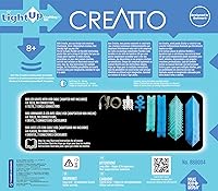 Vista 19 de Creatto Sunshine Sabertooth & Ferocious Friends Light-Up 3D Puzzle Kit Includes Creatto Puzzle Pieces to Make Illuminated Craft Creations, Tiger