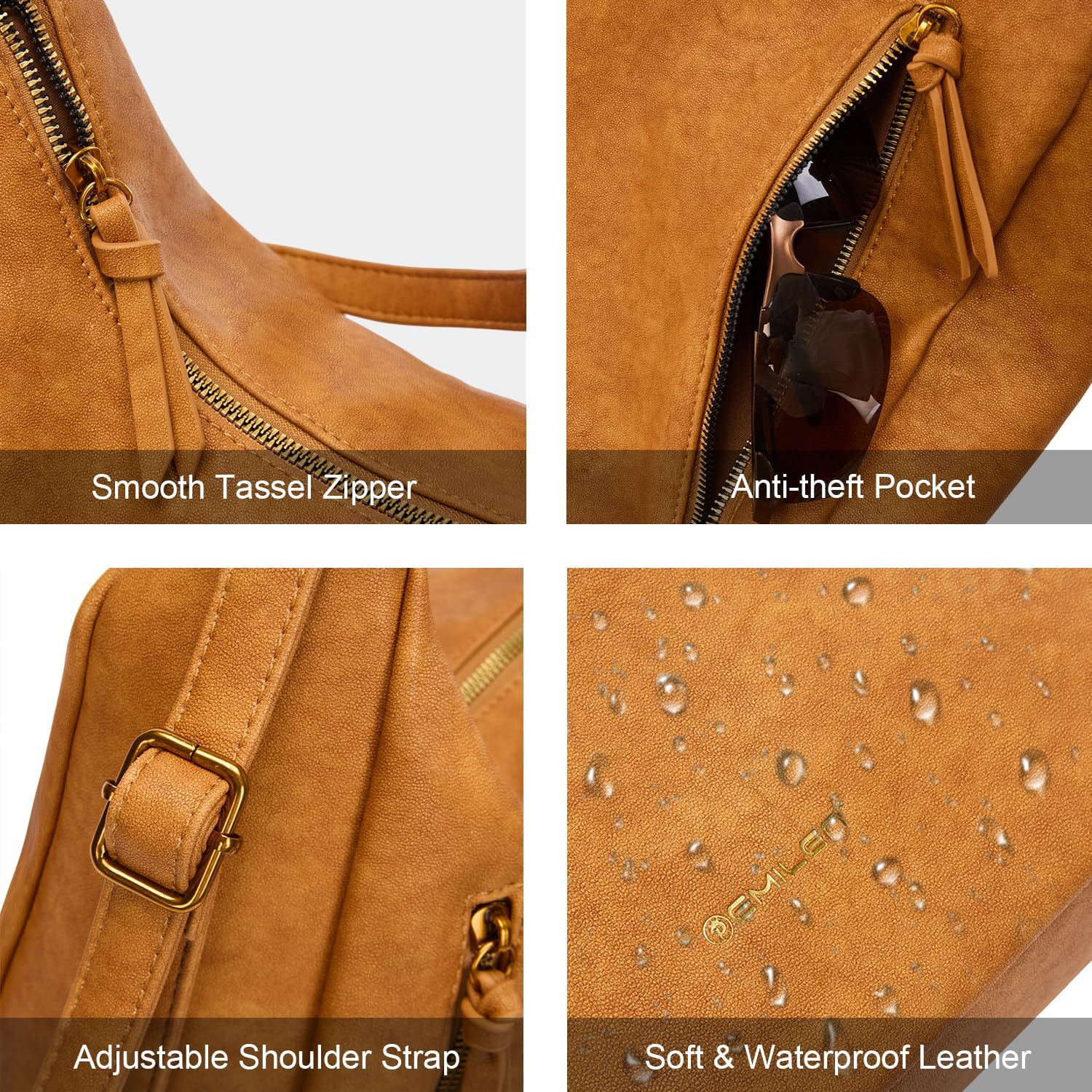 Women Hobo Bag Faux Leather Tote Handbags Purses Fashion Crossbody Bag Shoulder Hobo Bags