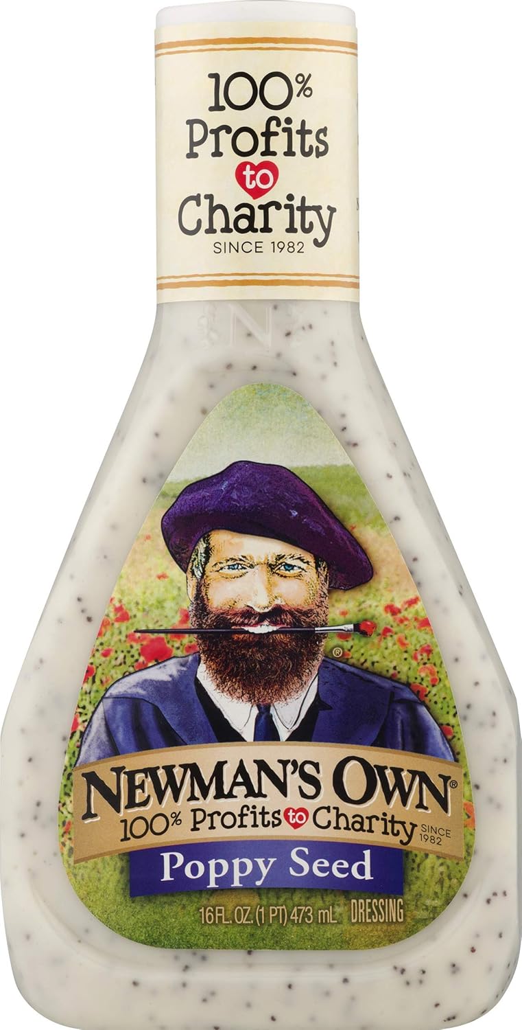 Newman's Own - Brandclub - Newman's Own Poppy Seed Salad Dressing, 16 oz Newman's Own - Brandclub - Newman's Own Poppy Seed Salad Dressing, 16 oz