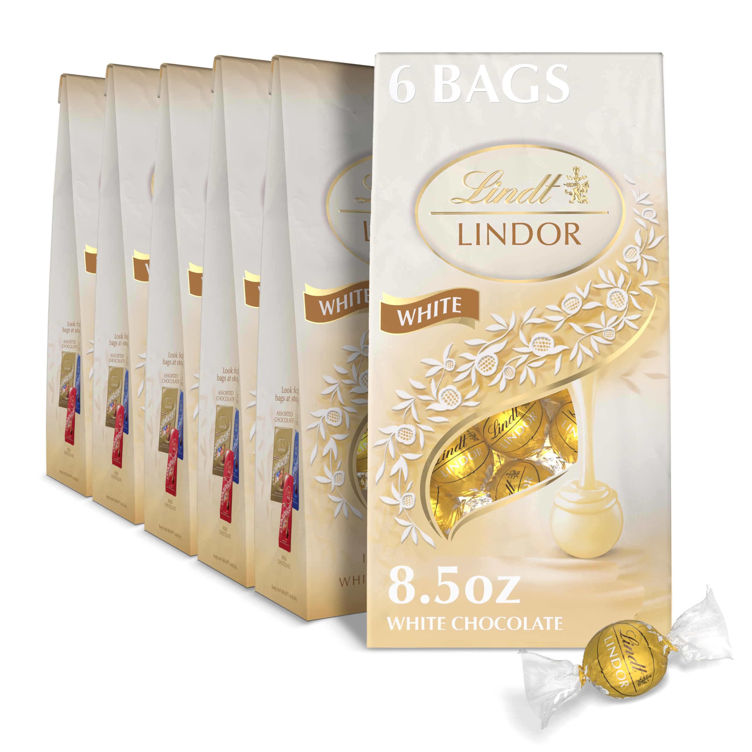 Lindor Shaped Ball Bag White