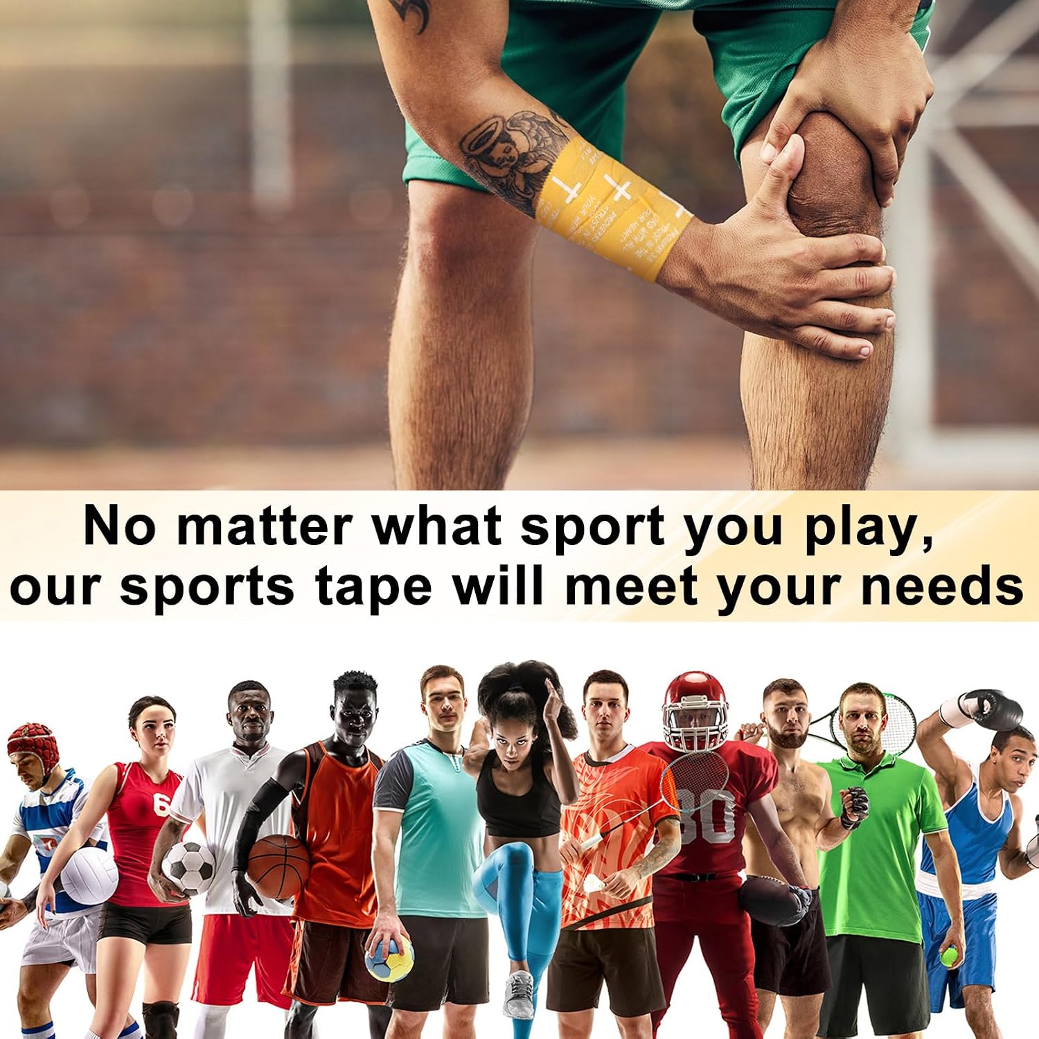 MiniInflat 2 Pcs Christian Cross Athletic Tape Sports Tape 2in x 23ft Religion Jesus Wrist Wrap for Soccer Football Baseball, Gift for Graduation Teacher Nurses Week Pentecost(Yellow,Proverbs)