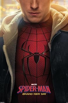 Marvel Spider-Man Brand New Day 2026 - Peter One Sheet Wall Poster, 34L" x 22.4W", Premium Unframed Version
