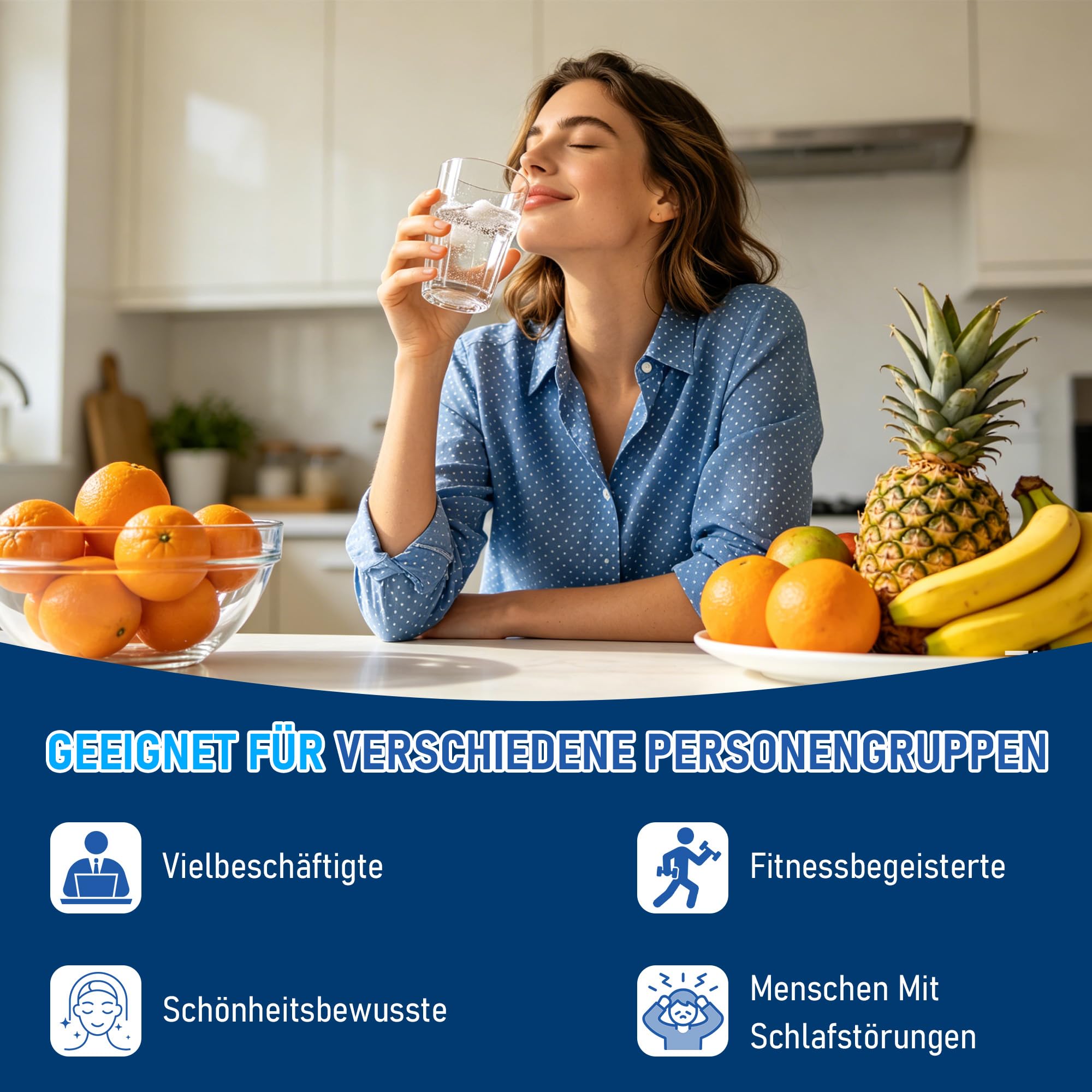 120 H₂-Tabletten, Vegan und Glutenfrei