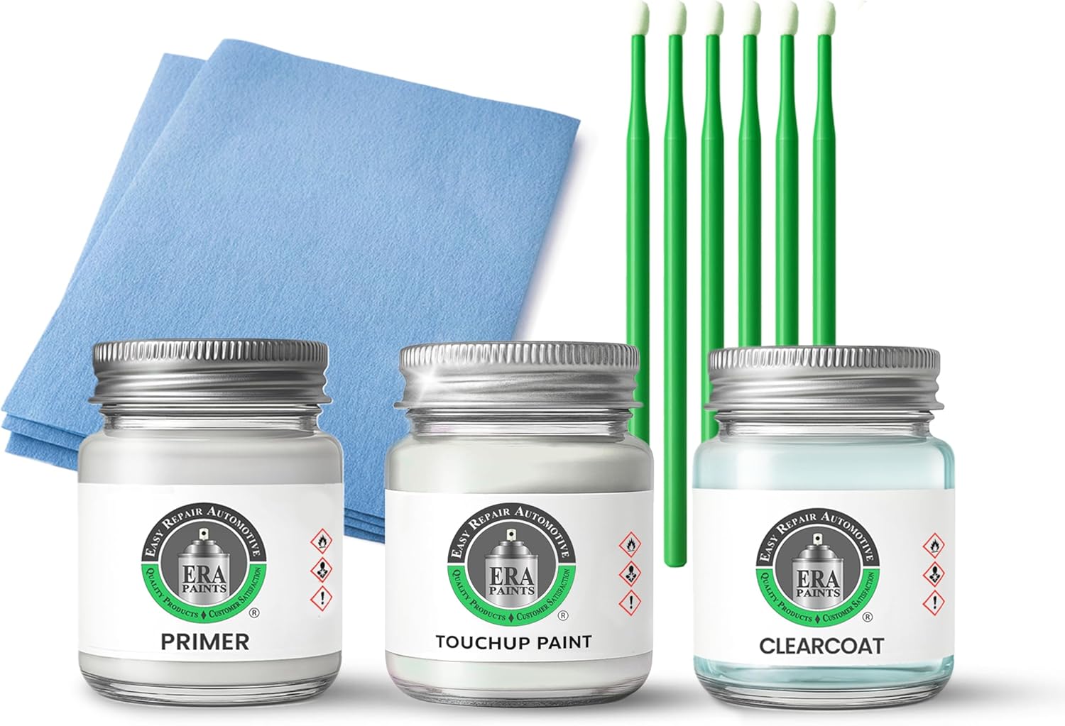 ERA Paints - 9Z - Arctic White for HYUNDAI Exact OEM Color Match Automotive Touch Up Paint for Cars - Scratch & Chip Repair for Metal & Plastic - Premium Kit - Made in USA