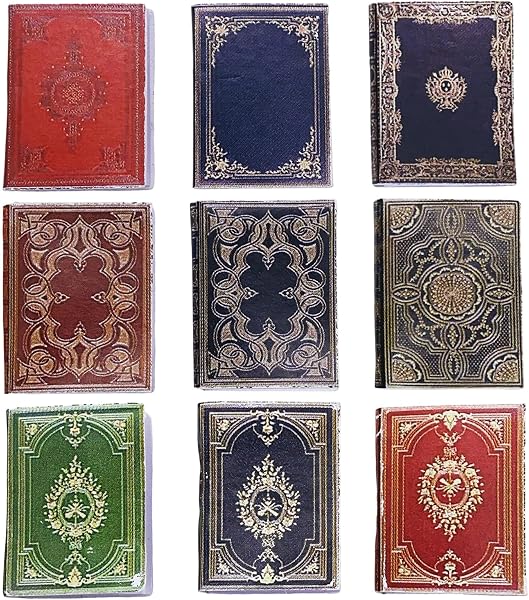 18PCS Book Miniatures Figure Set, Mini Book Figurine for Anxiety Bookshelf, Home Decor, DIY Crafting, Accessories - 2