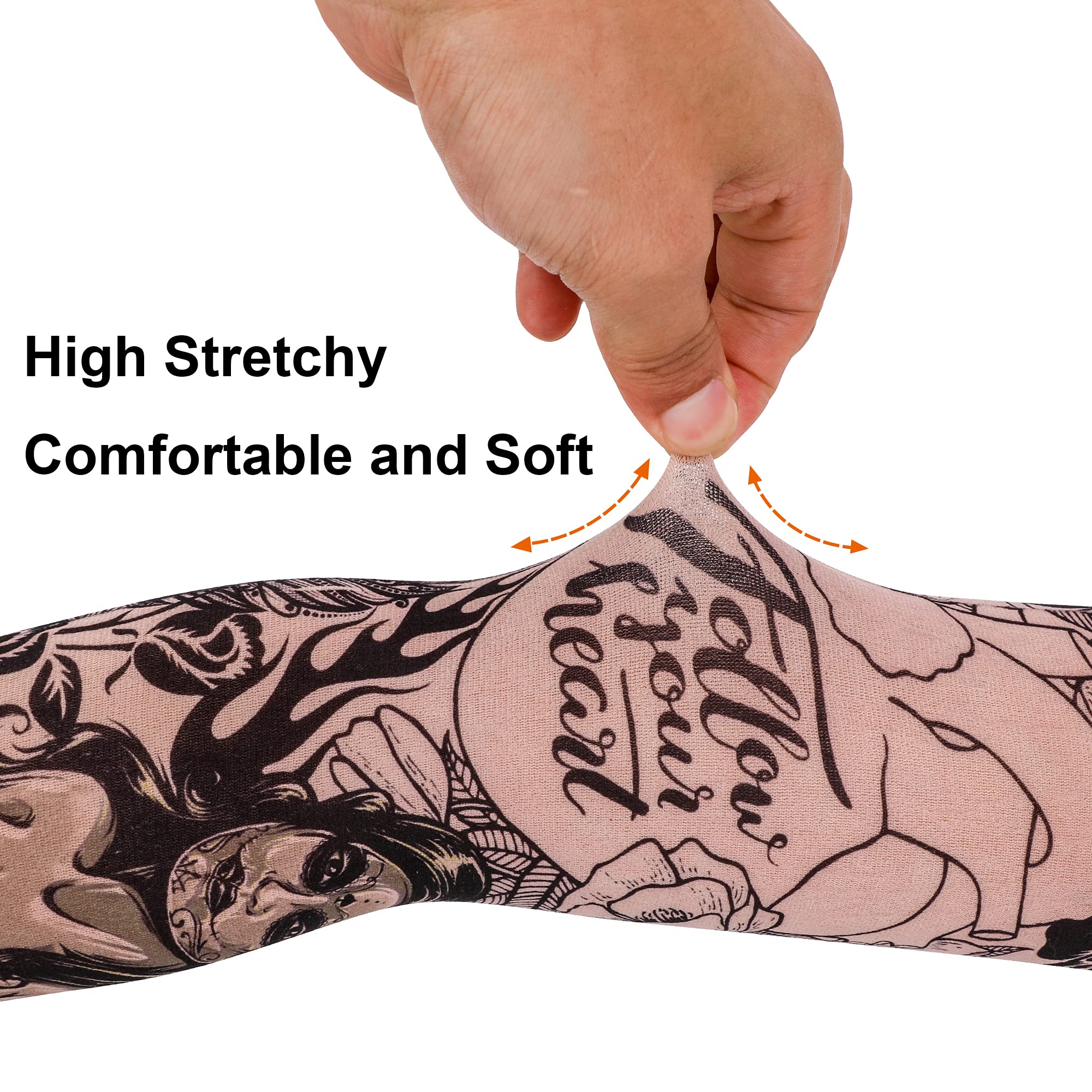 Maniche Di Braccia Di Copertura Del Tatuaggio Protezione Solare Salta Di Raffreddamento Della Seta Di Seta Uomini Donne Da 2,71 € | DHgate