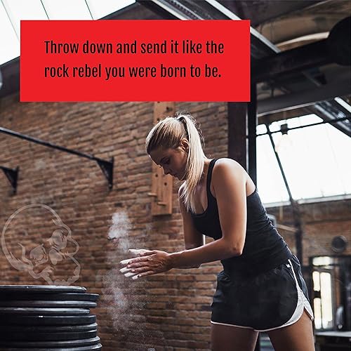 Miniatura 8 de Death Grip Doom Stones - Tiza de gimnasio  4 discos de 2.16 oz  Carbonato de magnesio 100% puro  Escalada, Levantamiento, Gimnasia, Levantamiento de