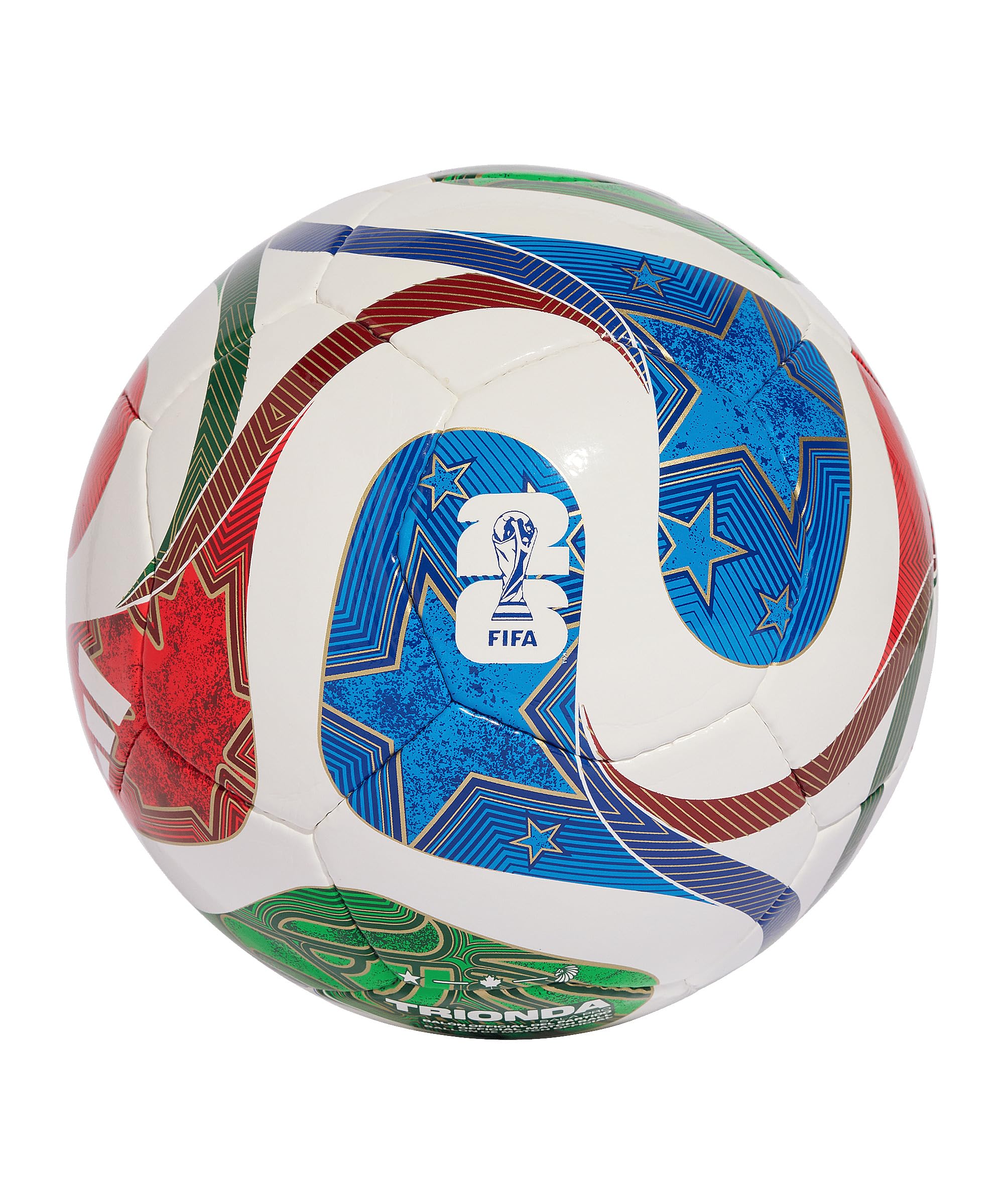 adidas Performance World Cup 26 Trionda Pro Sala pallone da gioco Bianco Bianco, Futsal Unisex