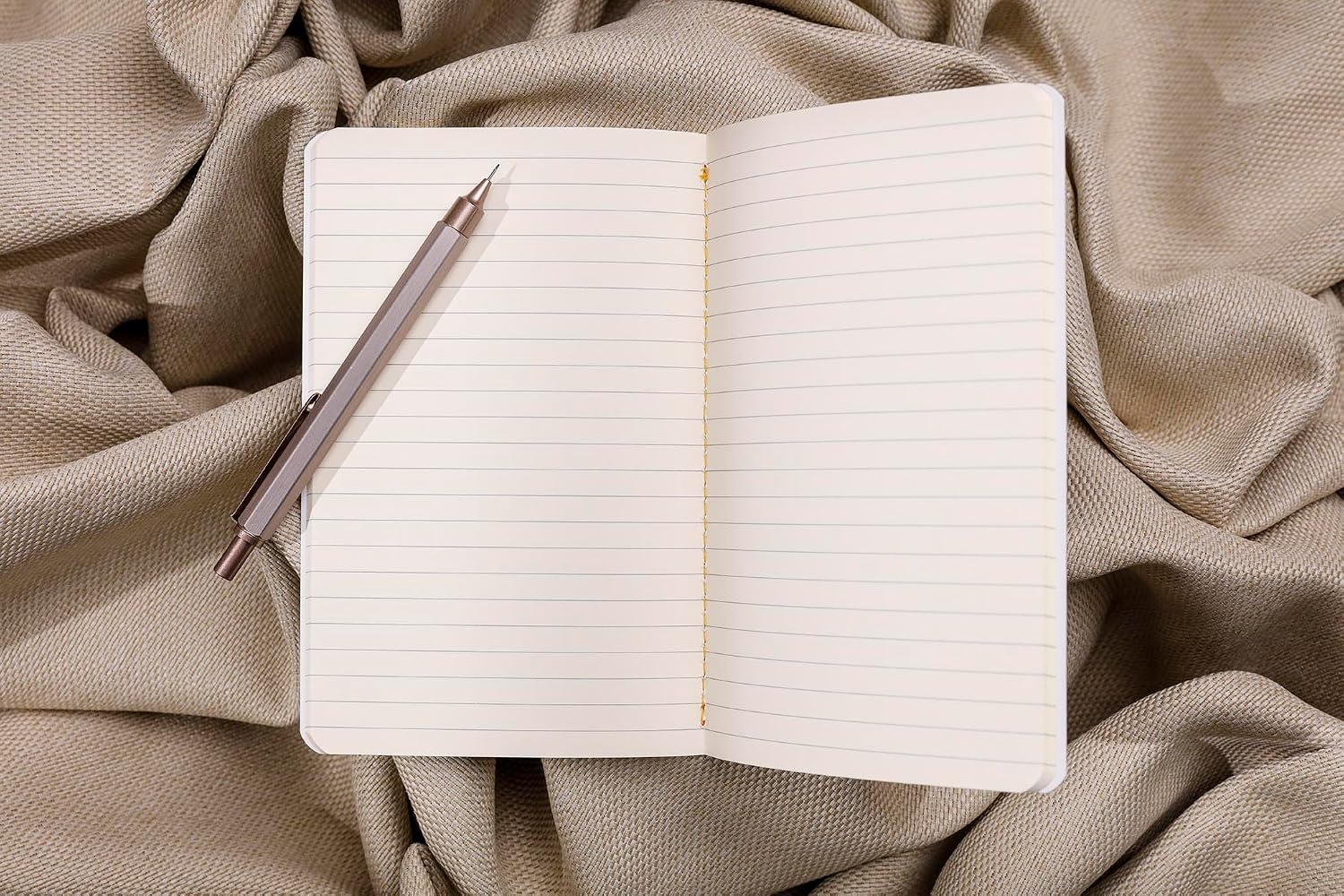 Clairefontaine Cf116062b Thread Bound Notebook, Terracotta/B, 4.3 x 6.7 inches (11 x 17 cm), Horizontal Rule, 64 Pages, Paper Weight: 3.2 oz (90 g/m2), Ivory