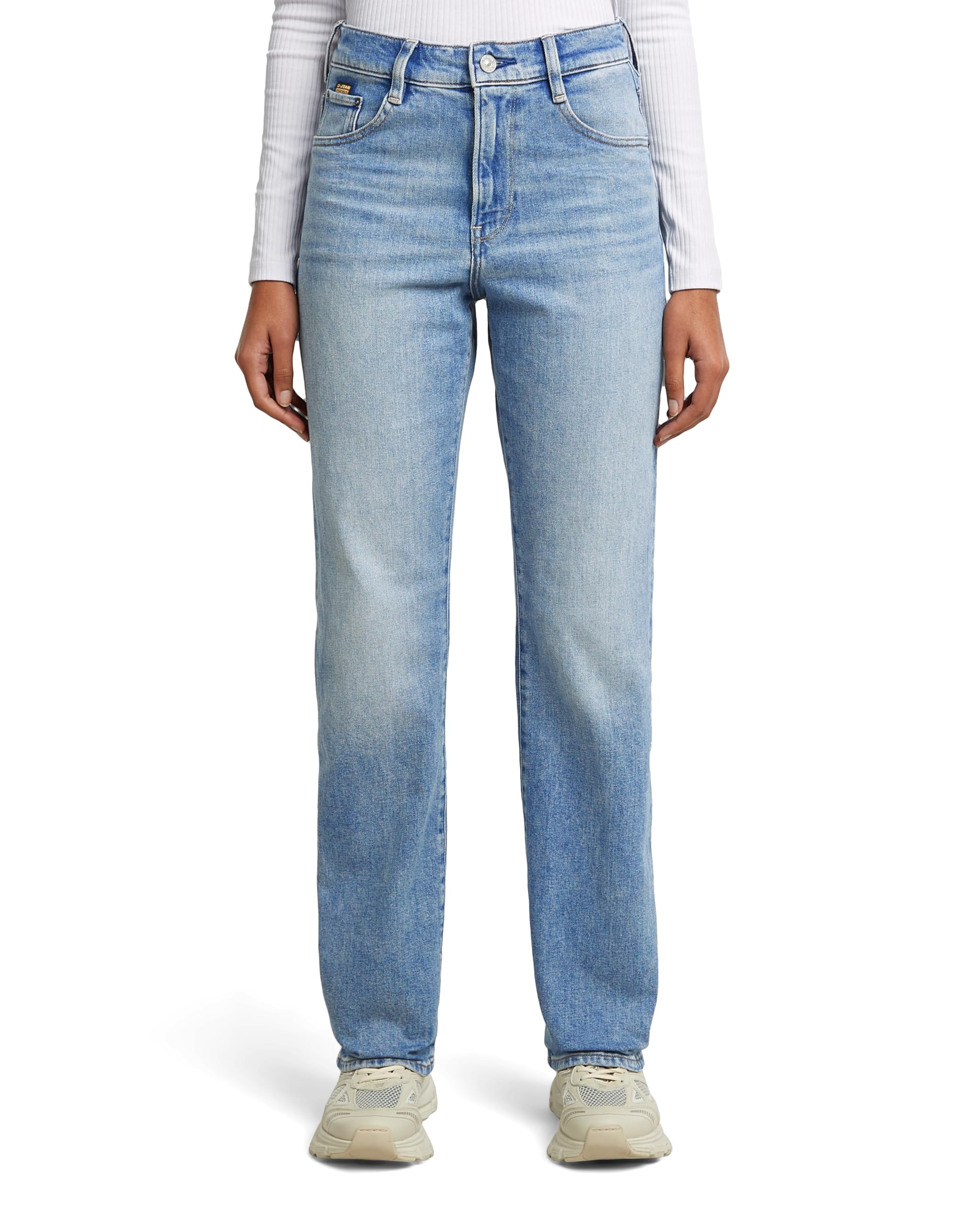 G-Star Damen Viktoria High Straight Jeans