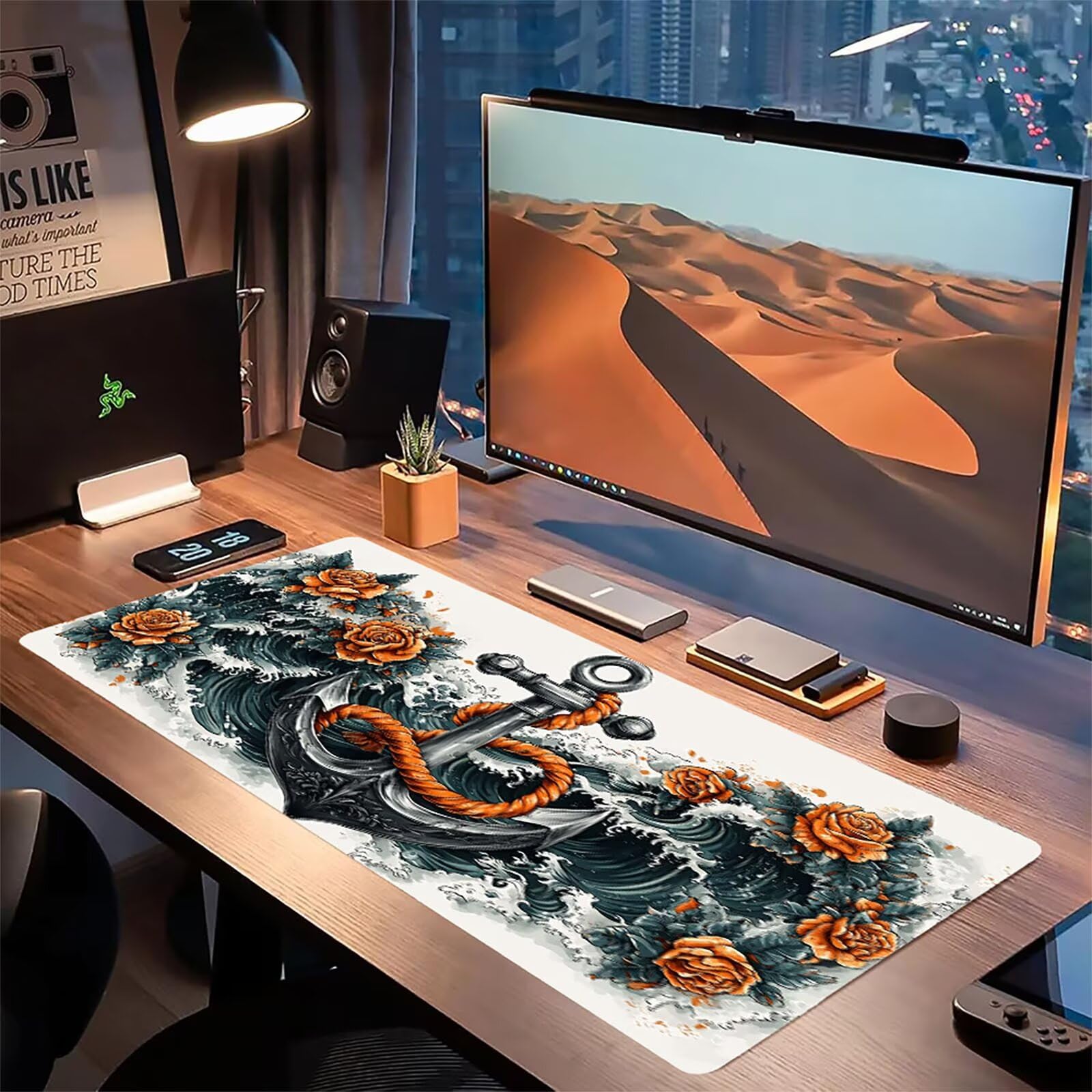 Podkładka pod mysz fabryczną XXL, podkładka pod mysz do gier XXL 1200 x 600 x 5 mm, podkładka na biurko dla graczy, bardzo duża bezszwowa mata na stół dla graczy, antypoślizgowa podstawa, wodoodporna