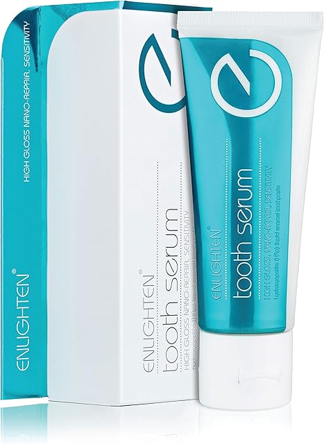 ENLIGHTEN Tooth Serum Whitening Toothpaste for Sensitive Teeth - Protects, Repairs and Restores Enamel and Whiteness (75ml)