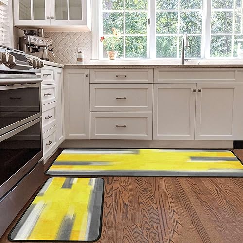 Miniatura 116 de Juego de 2 tapetes de cocina de Navidad, tapete de cocina con respaldo antideslizante, tapete de cocina decorativo lavable para decoración