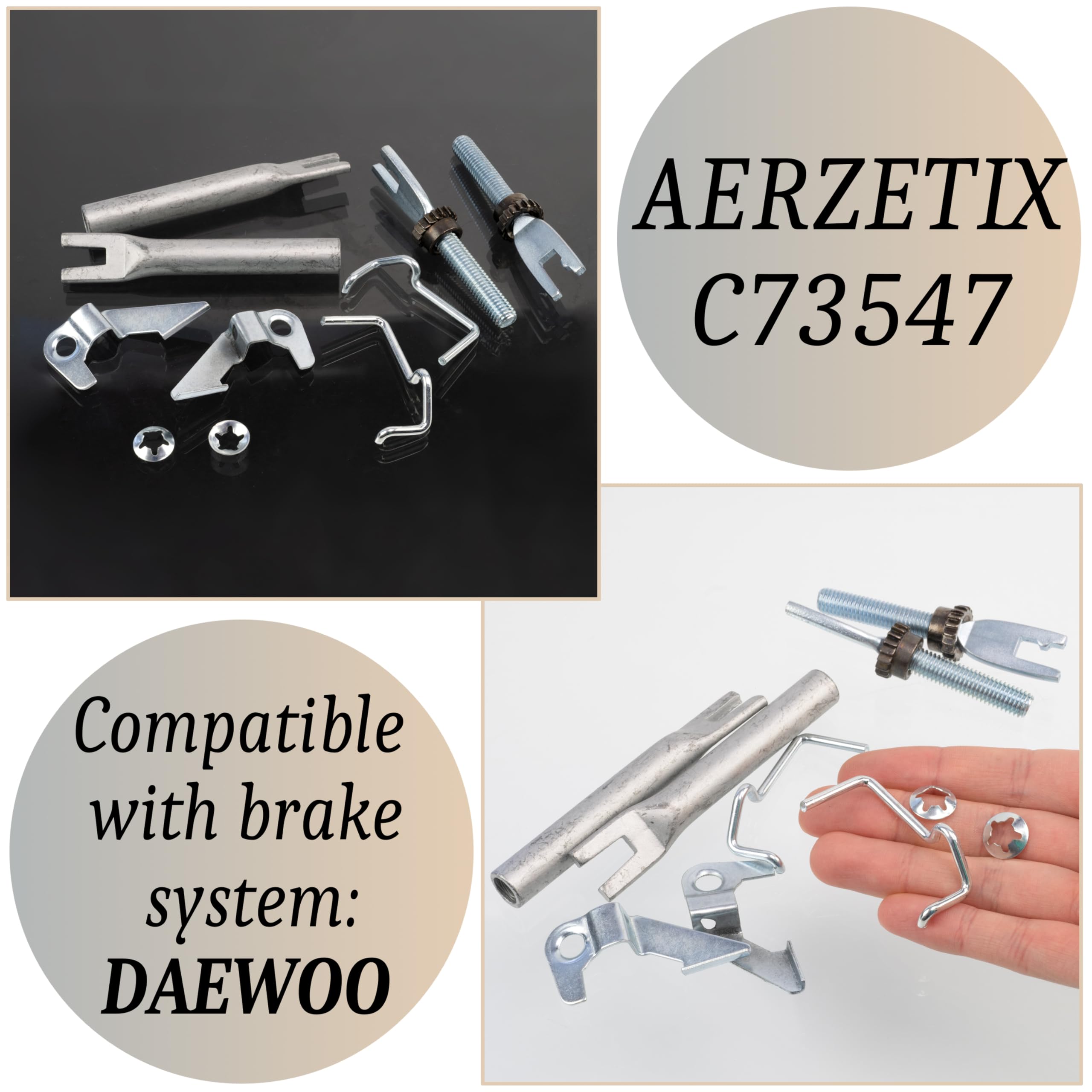 AERZETIX - C73547 - Regolatore, freno a tamburo