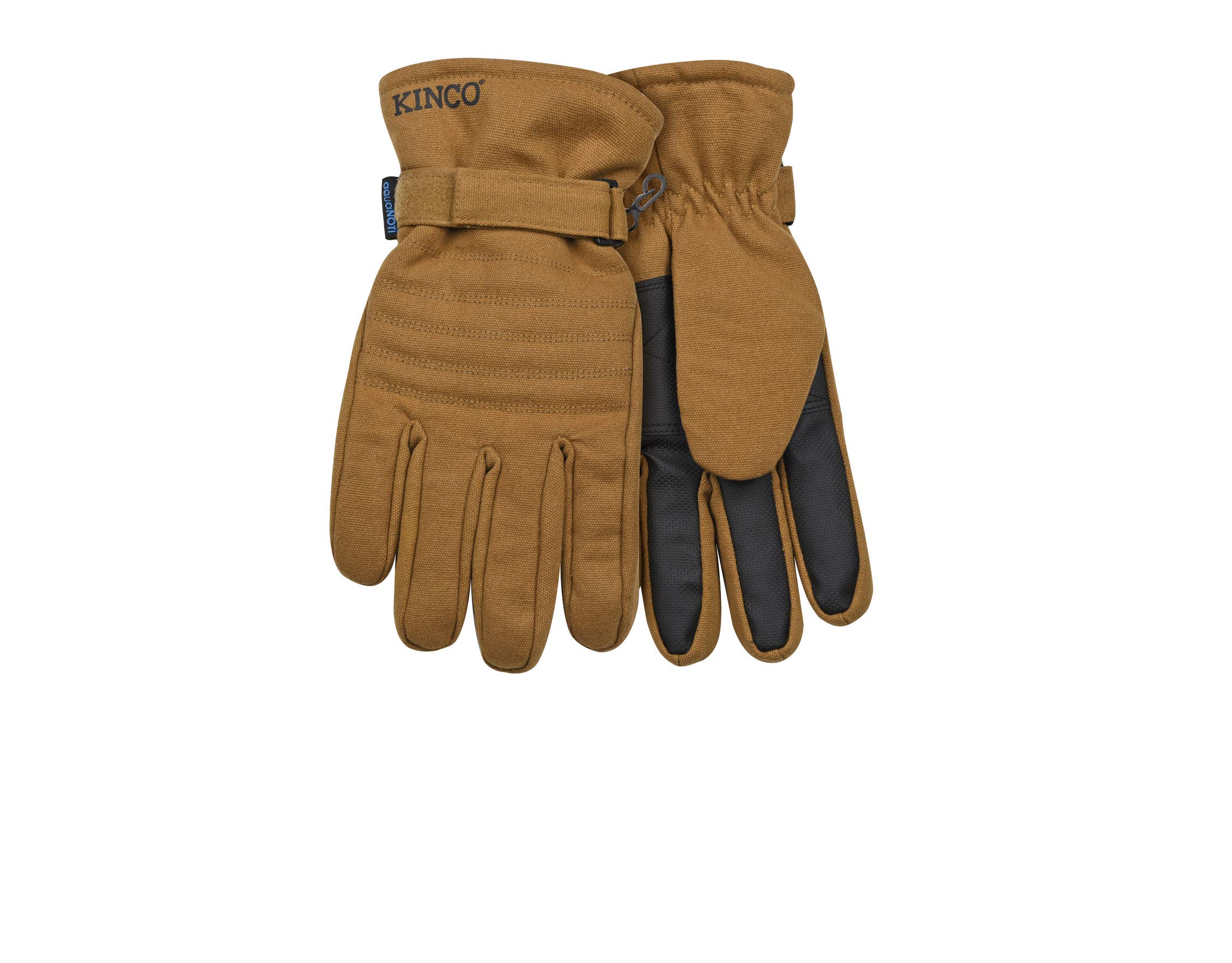 Kinco HydroFlector™ Lined Waterproof Brown Duck Ski Glove with Pull-Strap