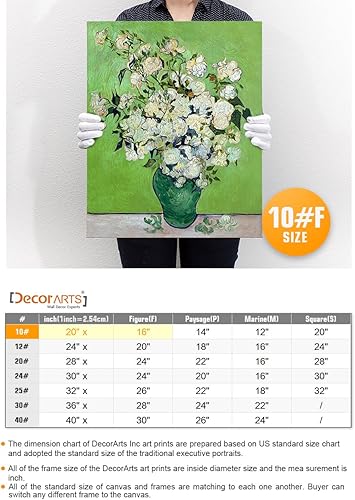Vista 153 de DECORARTS - Almond Blossom Tree - Vincent Van Gogh Art Reproduction. Giclee Canvas Prints Wall Art for Home Decor 30x24