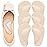Gel Arch Support, 3 Pairs Shoe Insoles for Flat Feet, Reusable Arch Inserts for Plantar Fasciitis, Adhesive Arch Pad for Relieve Pressure and Foot Pain(Beige)