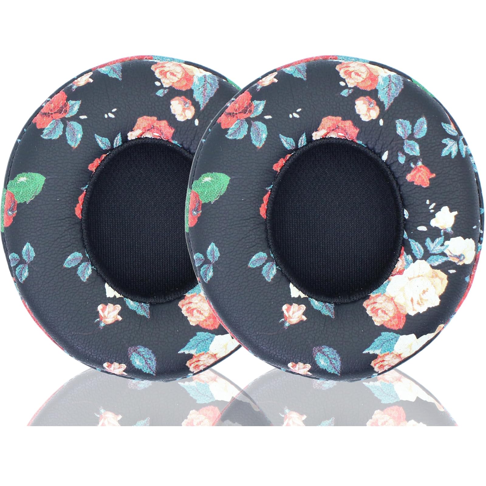 ACCIUK Headphone Replacement Ear Pad Cover Compatible with Beats by Dre Solo3 Solo2 Wired Wireless Headphones Protein Leather Memory Foam Headphone