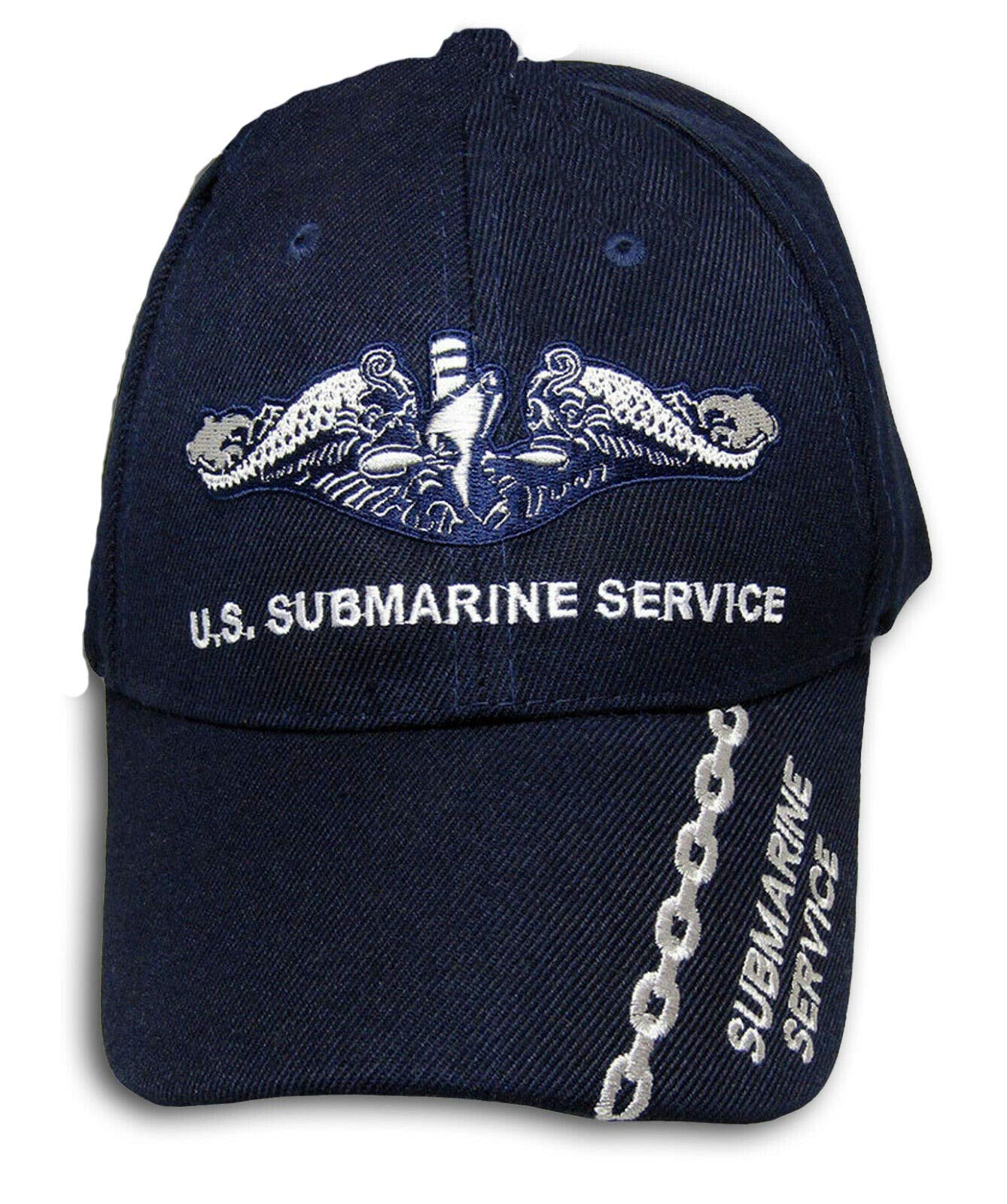 Gorra mws US Submarine Service azul ajustable contra el sol y el viento 3