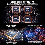 SMSL M20 MQA Gaming DAC & Headphone Amplifier 4* CS43131 DAC Chip USB1.1 USB2.0 XU316 768kHz/32Bit DSD256 PCM Filter USB DAC 3.5mm & 4.4mm Headphone Amp Audio Decoder Silver