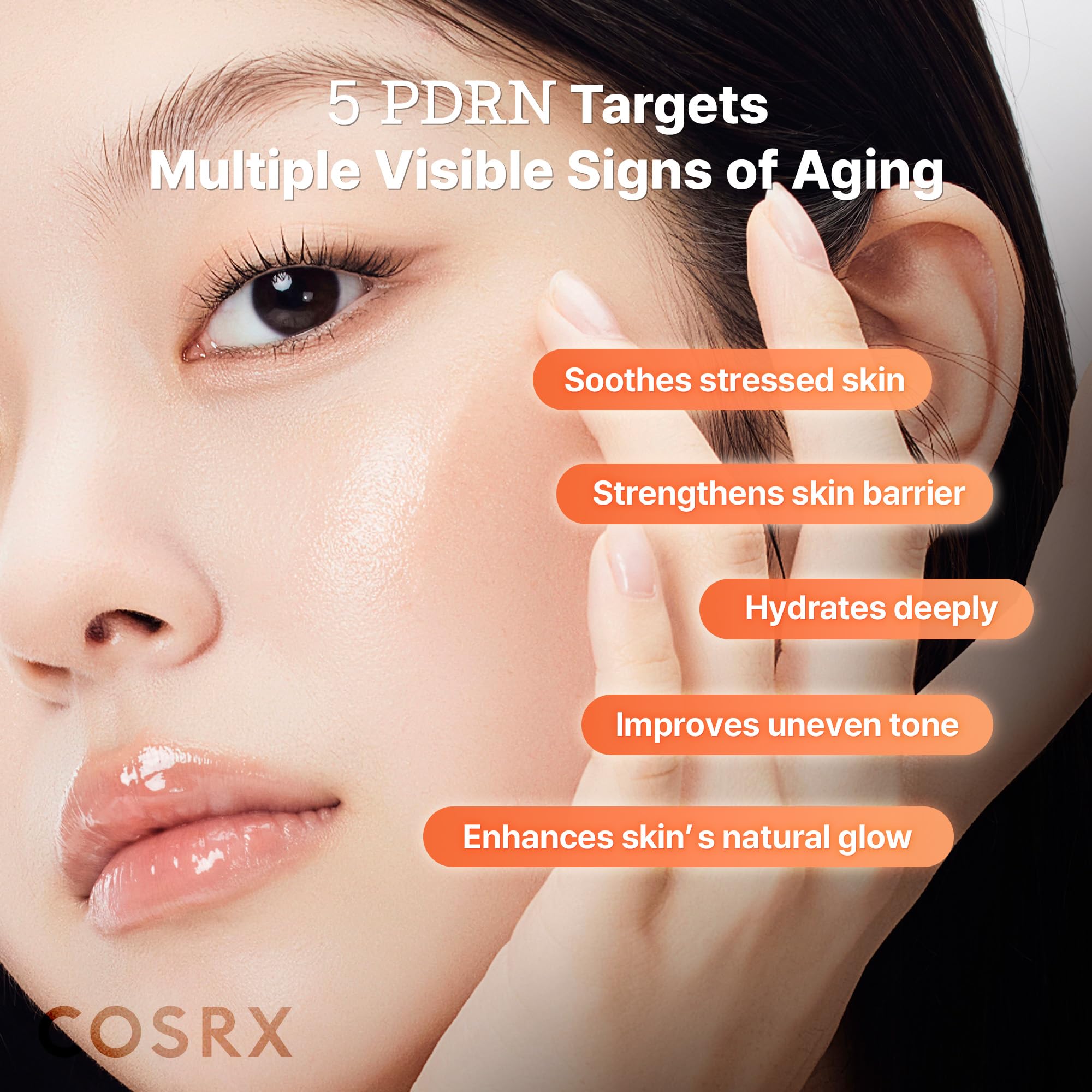 COSRX 5 PDRN B5 Vital Soothing Toner 280 ml – Cura della pelle coreana per la cura e la rivitalizzazione della pelle con DNA di salmone, Centella e Pantenolo