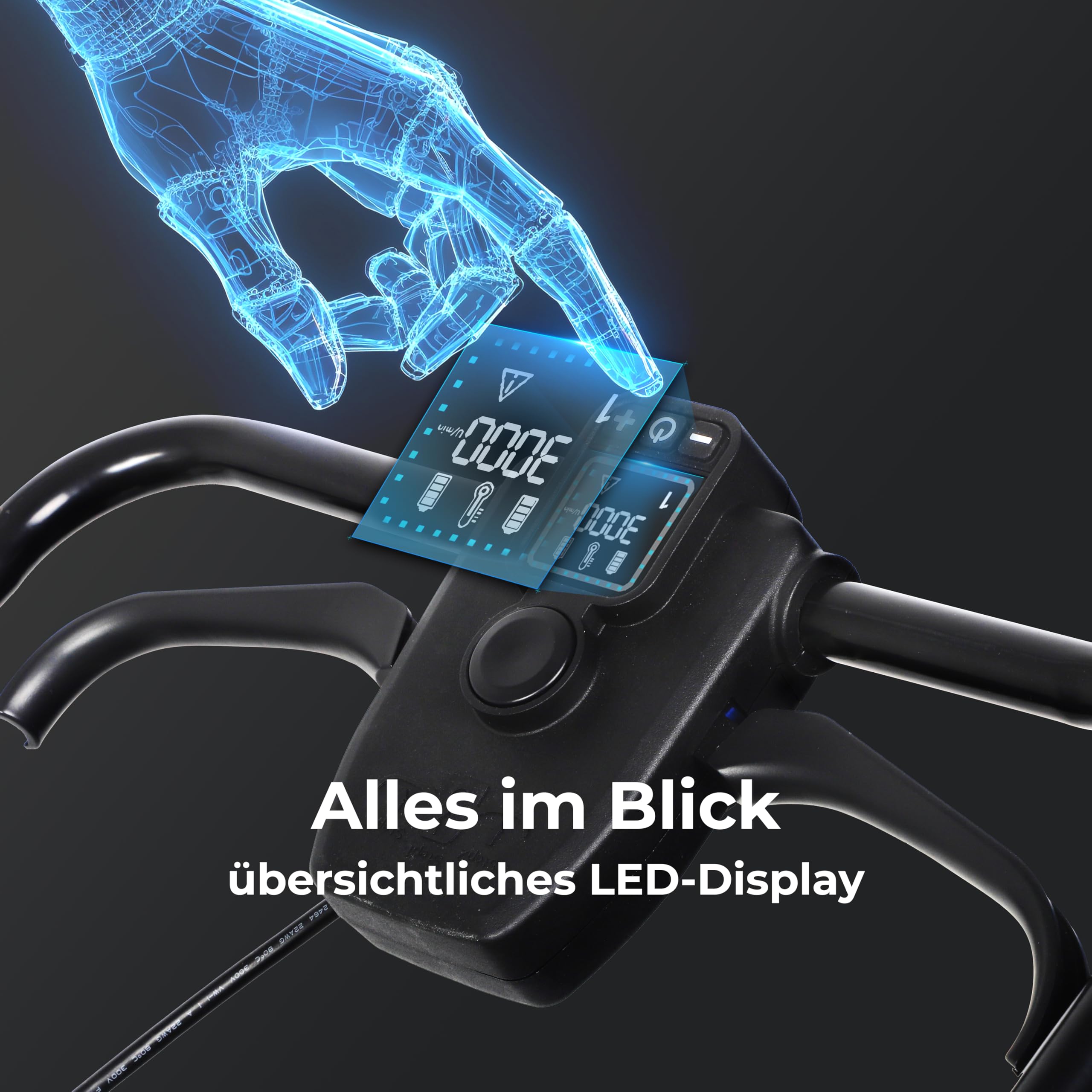 BARICUS Akku Rasenmäher Brushless 38 cm Display 2x4Ah 36V – B-Ware | Brushless Motor · Digitales Display · 38 cm Schnittbreite · 2×4,0 Ah Akkus inkl.