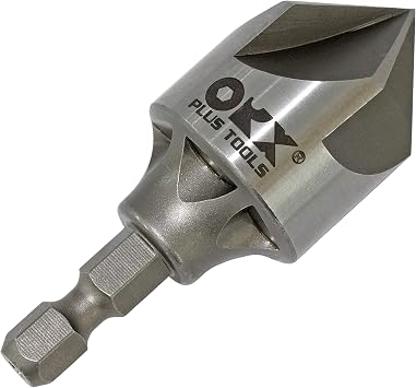 Amazon.com: ORXPLUS TOOLS - Broca para avellanador de metal de 5 flautas,  90 grados para vástago hexagonal de 1/4 pulgadas, ajuste de 0.157 in a  0.906 in. : Herramientas y Mejoras del Hogar