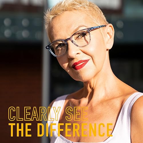 Miniatura 3 de Scojo New York Greys Blue Light Reading Glasses for Women, Premium Acetate Blue Light Readers