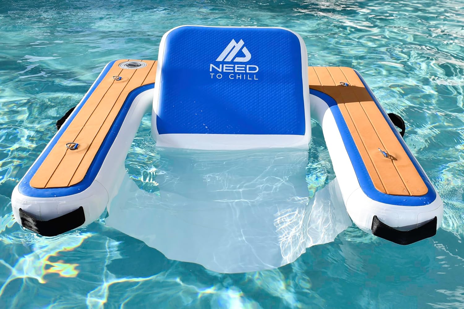 Inflatable Chair – Premium Outdoor Blow Up Seat Lounger for Boating, Beach, Lake, Pool - Includes Pump & Travel Bag - Foldable Water Floating Device for Adults Summer