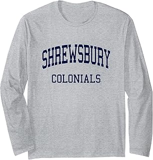 Shrewsbury High School HS Shrewsbury MA Retro Long Sleeve T-Shirt