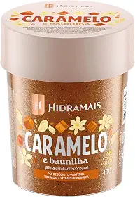Esfoliante Corporal Hidramais Geleia Caramelo e Baunilha - 400g - Textura Suave, Pele Macia e Perfumada - Hidratação Profunda