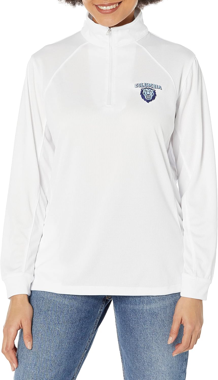Vantage Apparel NCAA womens Women's Collegiate Micro Mesh Performance Team Color 1/4 Zip Pullover