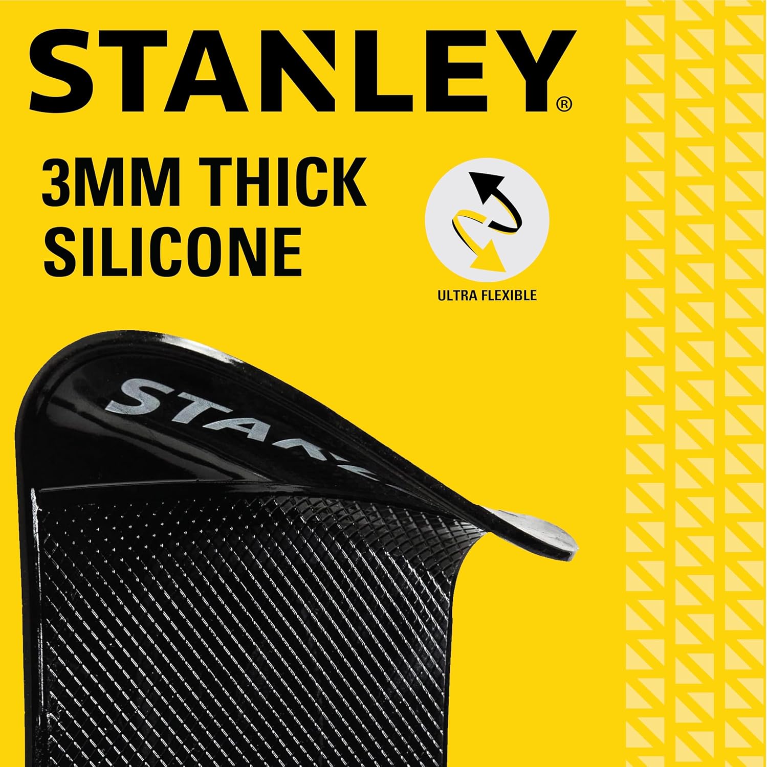 Stanley S4006 4.5" x 6.5" Extra-Strong Anti-Slip Grip Dashboard Gel Pad for Cell-Phone, Tablet, GPS, Keys or Sunglasses, Pack of 4