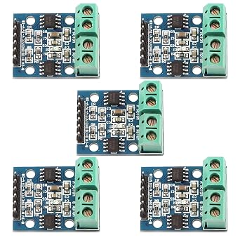 5pcs L9110S H-Bridge Motor Driver 2.5-12V Dual DC / 2-Phase Stepper Controller Board for Arduino