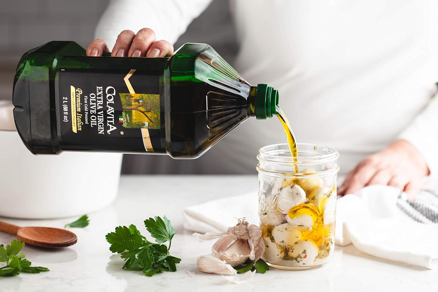 Colavita Premium Italian Extra Virgin Olive Oil, 68 fl. oz. (2 Liters) Jug