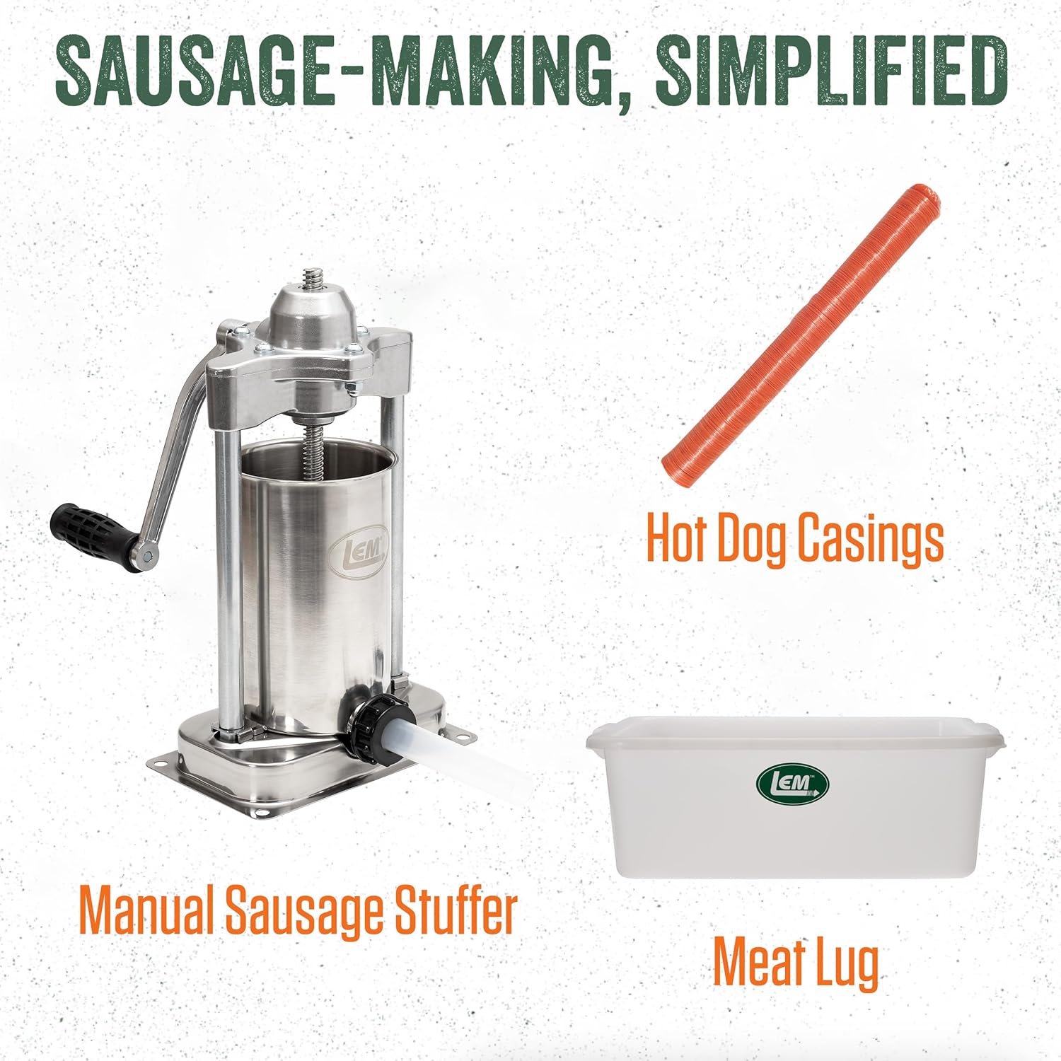 LEM Backwoods Cured Sausage Seasoning with Cure Packet, Franks